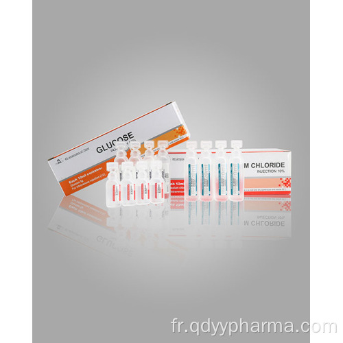 Injection de glucose / dextrose 20 ml: 10g en ampoules